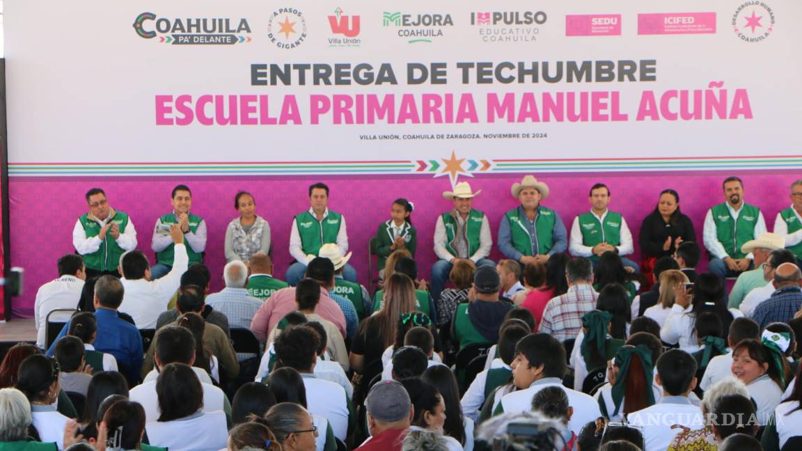 Coahuila impulsa educación con inversión histórica en infraestructura escolar