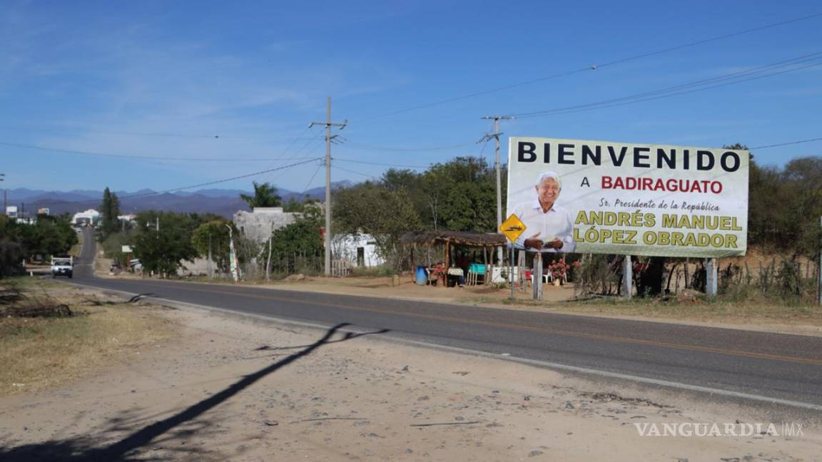AMLO anuncia más obras en Badiraguato, tierra de &quot;El Chapo&quot; Guzmán