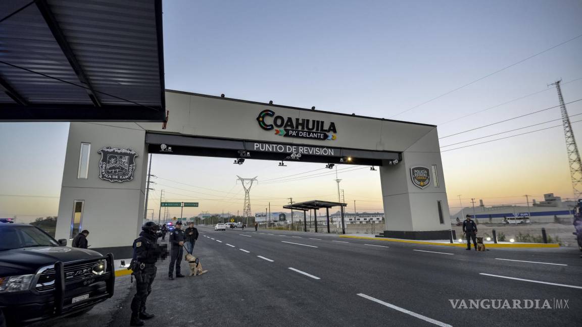 Coahuila refuerza su seguridad con el primer Arco de Vigilancia Carretera en la Monterrey- Saltillo