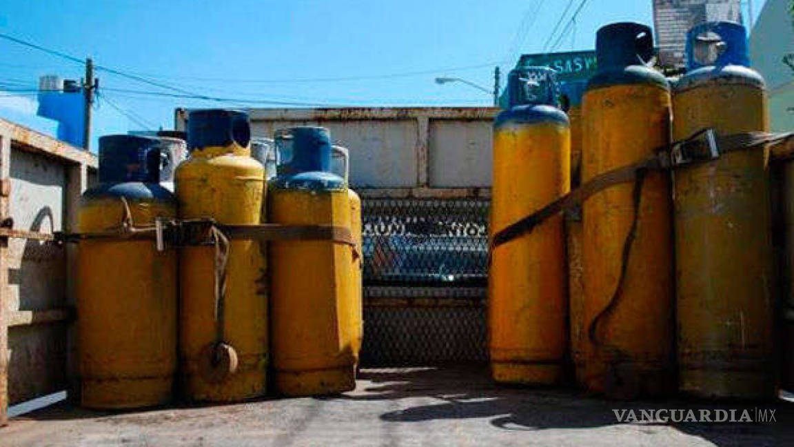 Baja precio hasta 64 pesos por tanque de gas en Saltillo