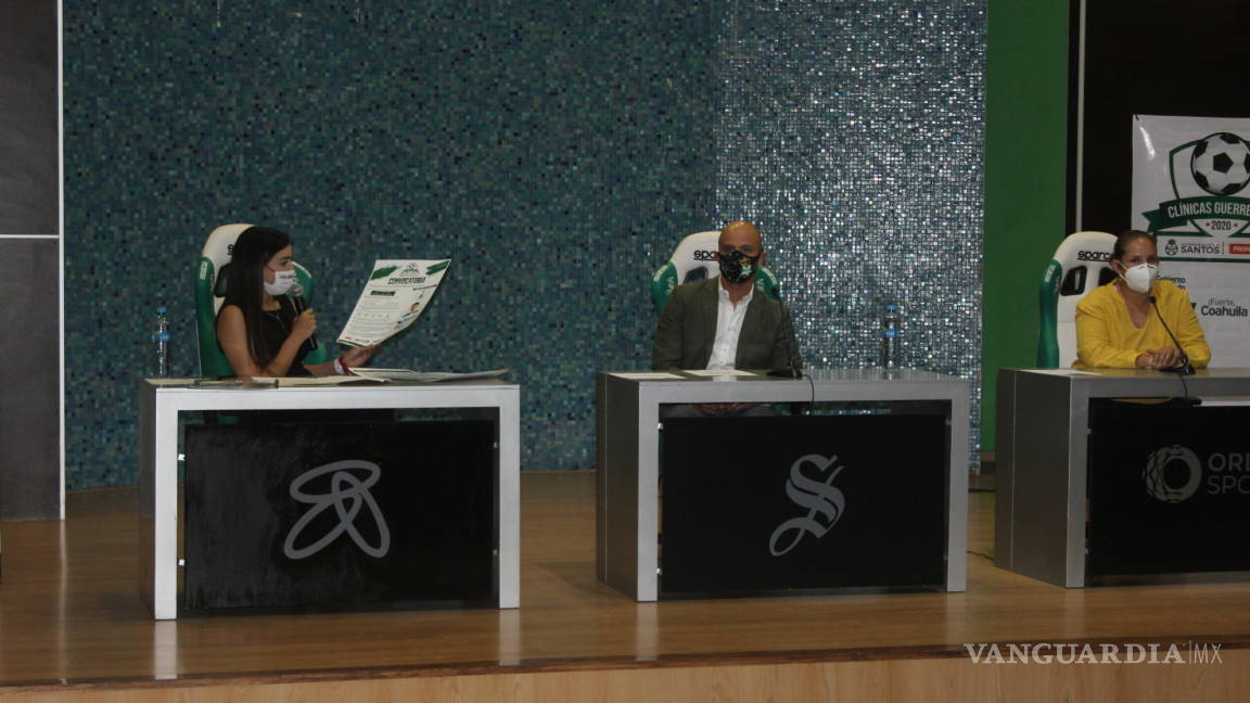 $!Santos Laguna y gobierno estatal se unen para llevar Clínicas Guerreras