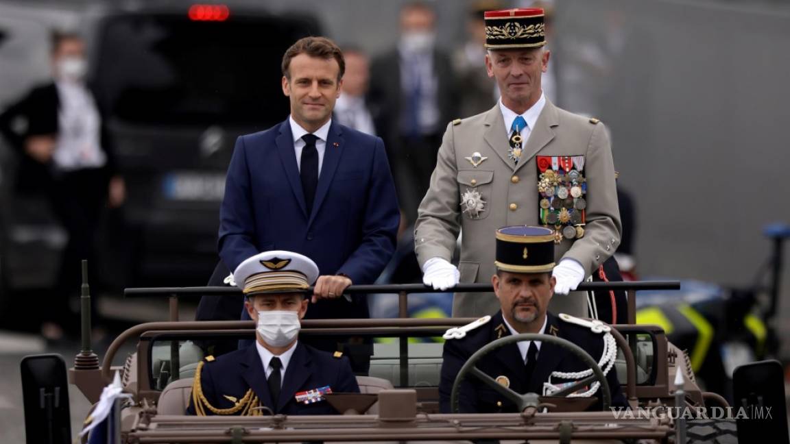 Macron preside el desfile del Día de la Bastilla con restricciones por COVID-19