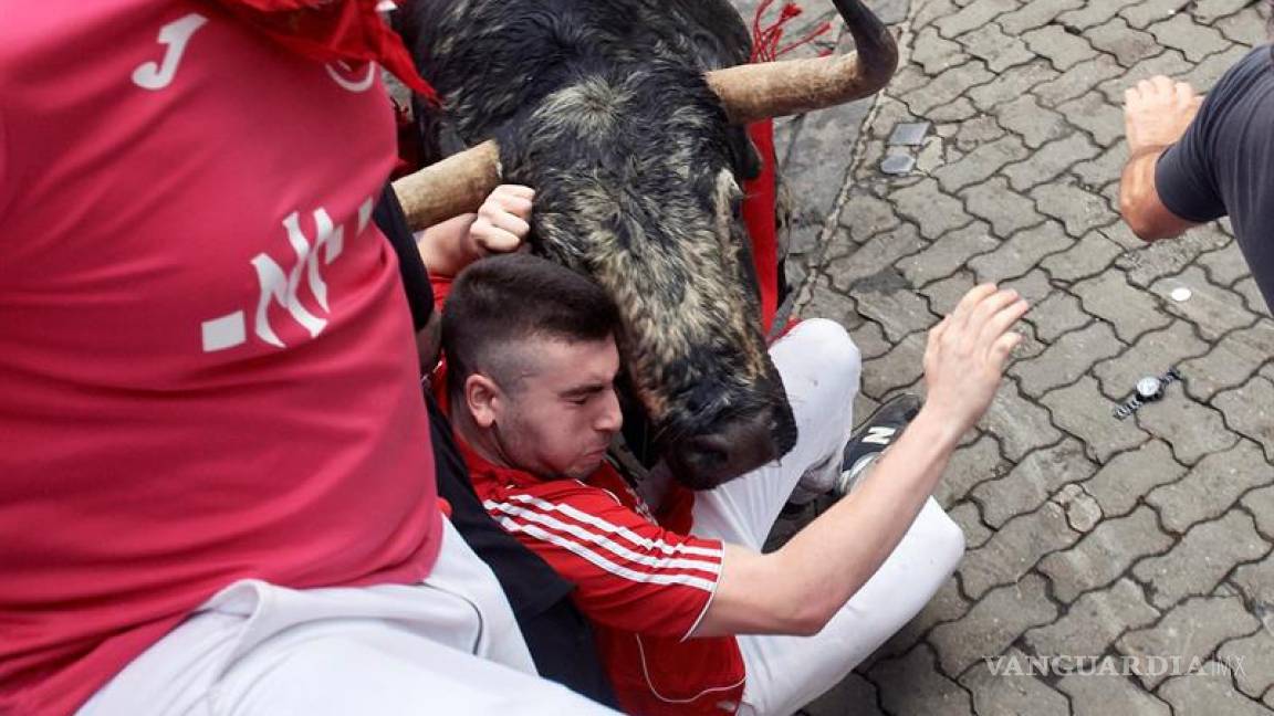 Un herido por asta de toro dejó como resultado el segundo día de la Pamplonada
