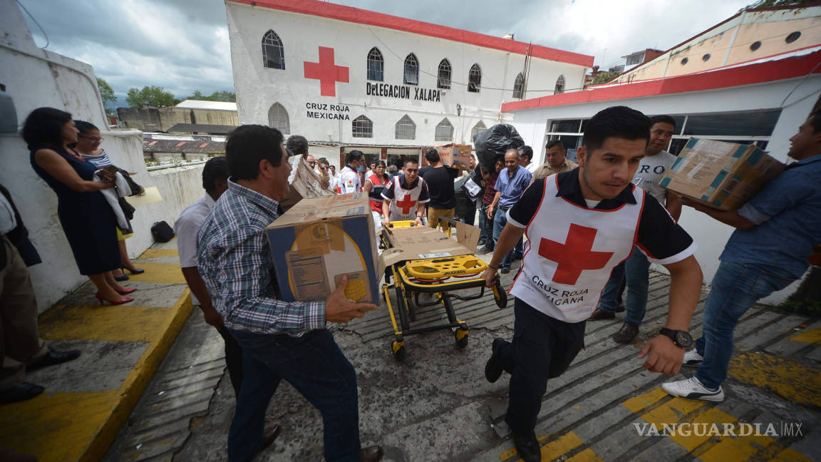 Prioriza Cruz Roja la ayuda a damnificados por el sismo