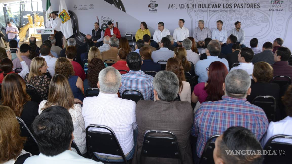 Arranca ampliación del bulevar Los Pastores en Saltillo, Arteaga y Ramos Arizpe