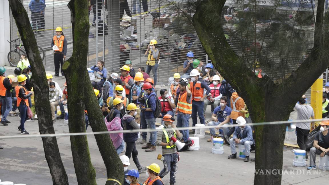 $!Rescatistas saltillenses de Topos Azteca Birtán Noreste en la CDMX (Cobertura Vanguardia)