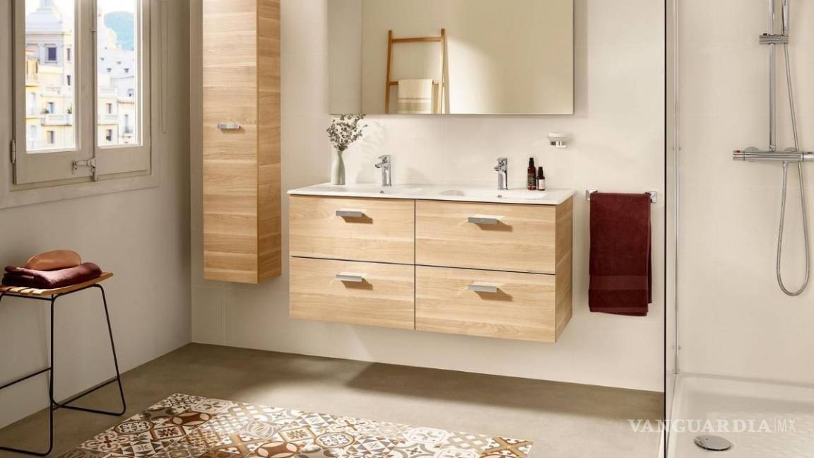 $!Los baños vienen en tonos blancos y naturales.