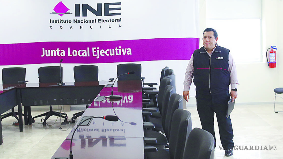 Retomará actividades el INE hasta el 20 de abril en Coahuila
