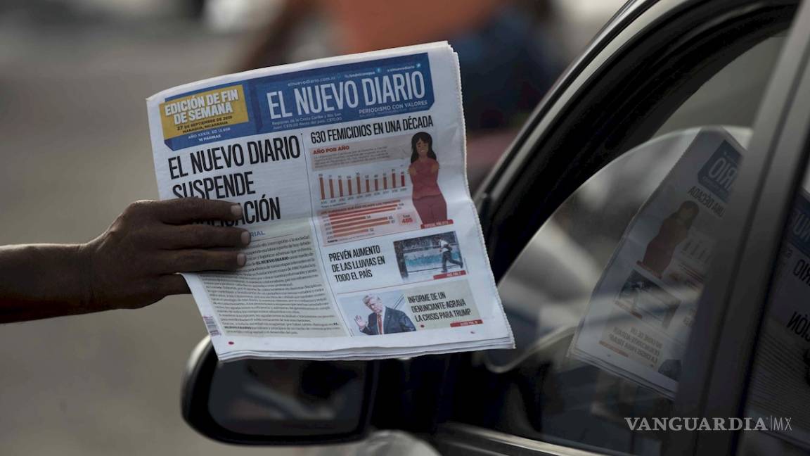 Cierre de El Nuevo Diario es una 'vergüenza' para Nicaragua: SIP