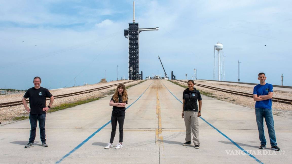 Ellos son los nuevos pasajeros que viajarán en vuelo privado de SpaceX al espacio