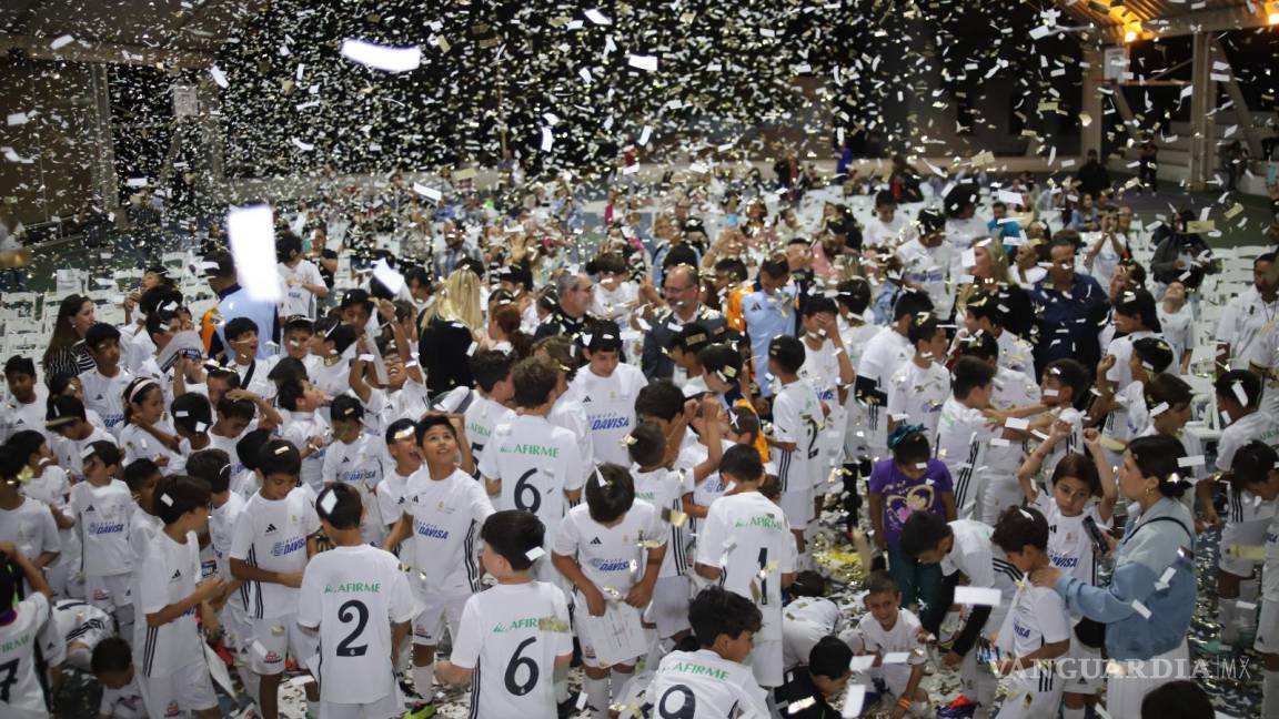 Éxito en la clausura de la Clínica de Futbol de la Fundación Real Madrid en Saltillo