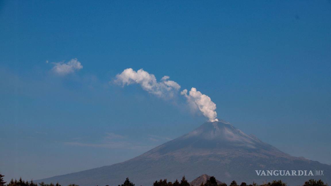 Prevén retornará a Amarillo Fase 2 el semáforo de actividad del volcán Popocatépetl