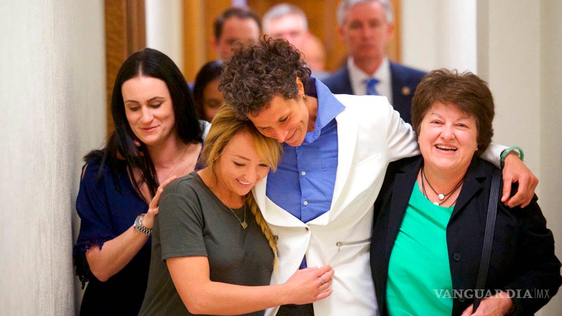 $!Acusadora de Cosby celebra veredicto