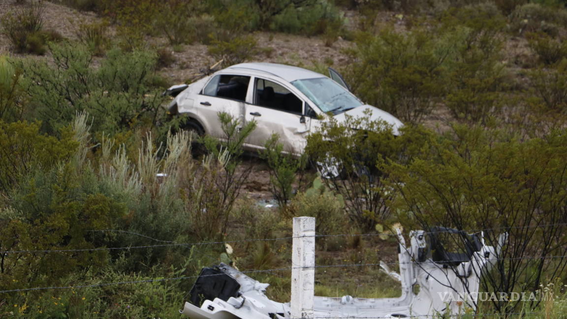 Muere mujer en accidente en carretera a Zacatecas
