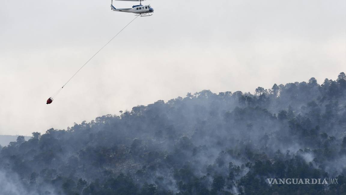 Liquidan tres incendios forestales en Coahuila; uno de ellos en Saltillo
