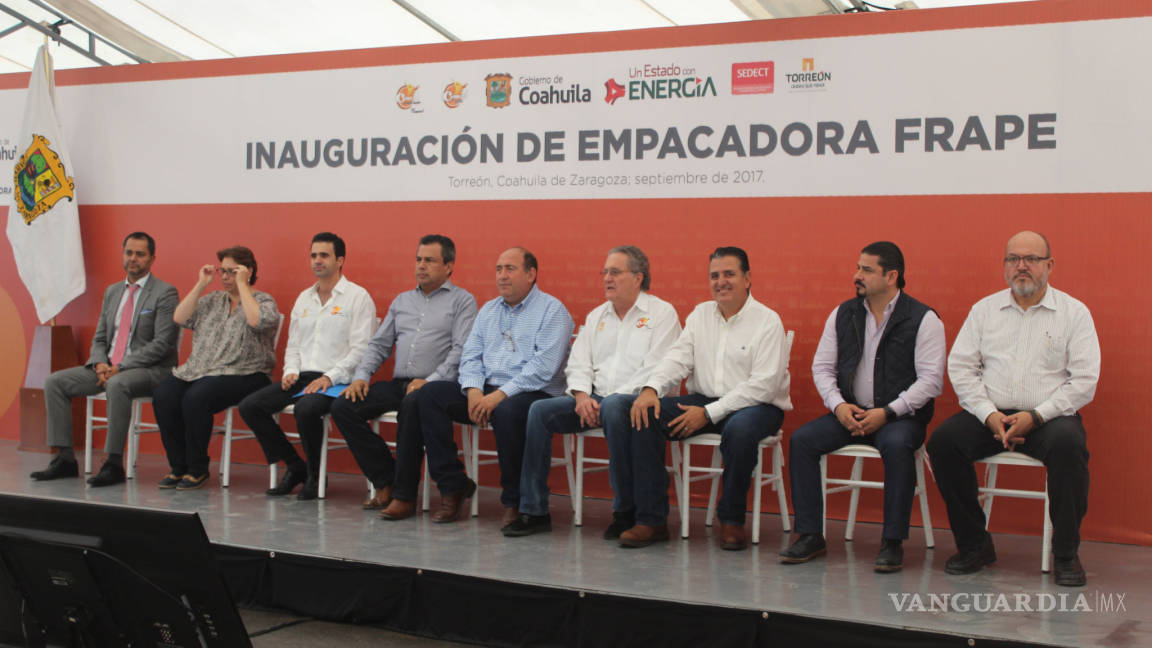 Inauguran Frape; empresa de alimentos en Torreón