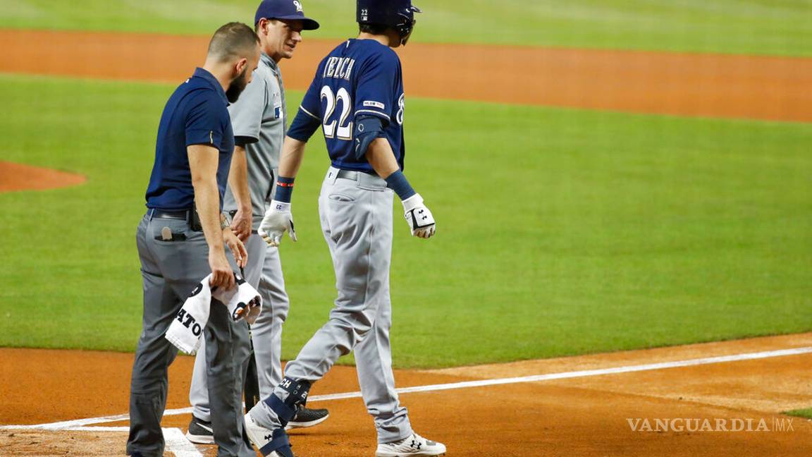 $!¡Christian Yelich prende las alarmas y queda fuera el resto de la temporada!