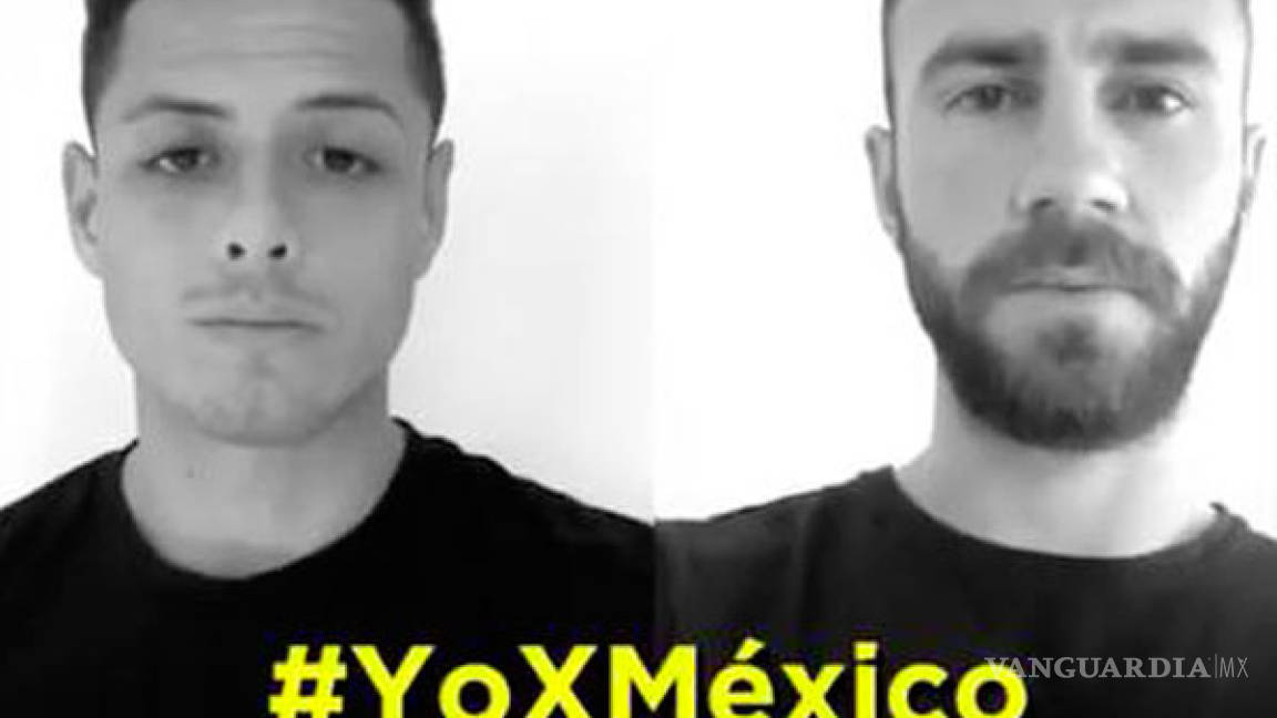 Chicharito y Layún lanzan iniciativa #YoXMéxico a favor de damnificados del sismo