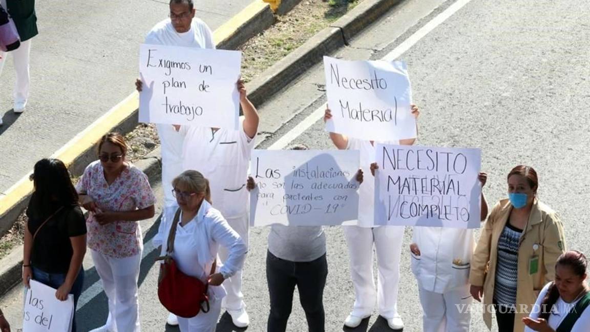 $!El calvario del personal médico del IMSS ante el coronavirus... muertos, desabasto, protestas e incertidumbre
