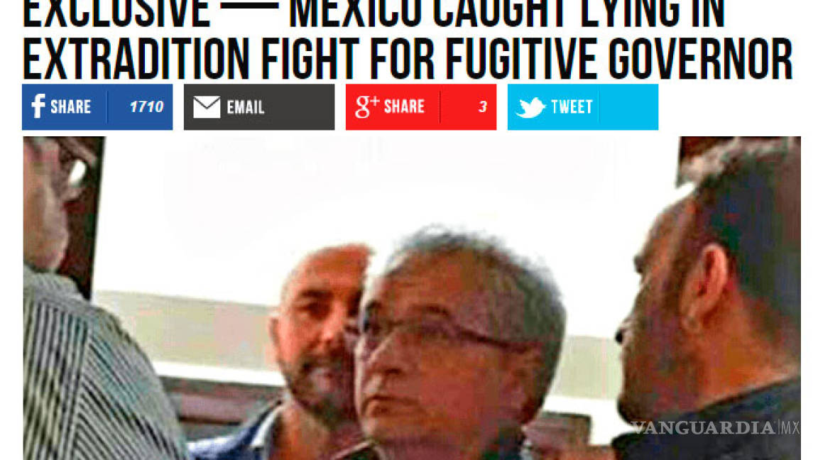 México miente, no participó en arresto de Yarrington y busca impedir extradición; denuncian medios de EU