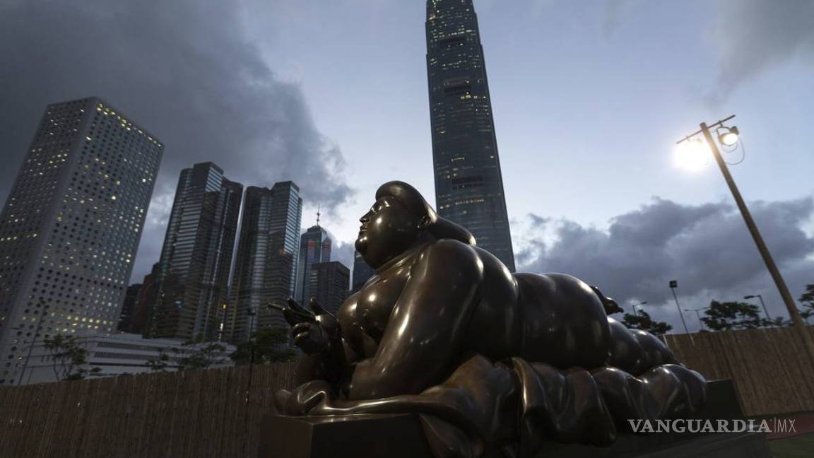 $!Botero, primer artista en exponer esculturas en el centro de Hong Kong