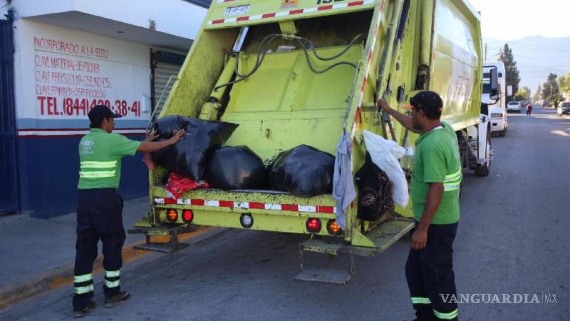 Servicio de recolección de basura trabajará con normalidad en Semana Santa en Saltillo