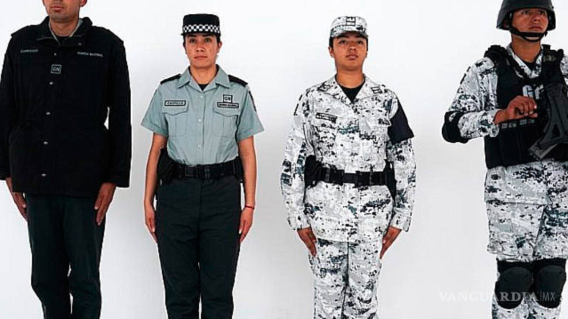Así son los uniformes que usarán los elementos de la Guardia Nacional
