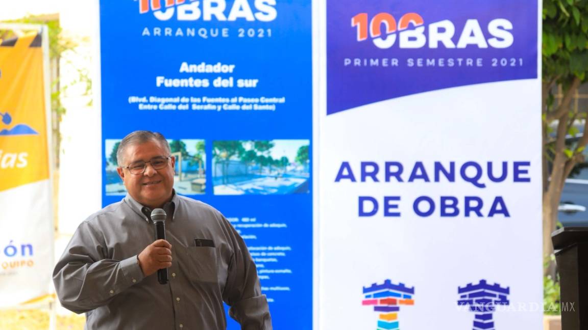 Alcalde Sergio Lara Galván arranca la construcción del Parque Público Andador Fuentes del Sur