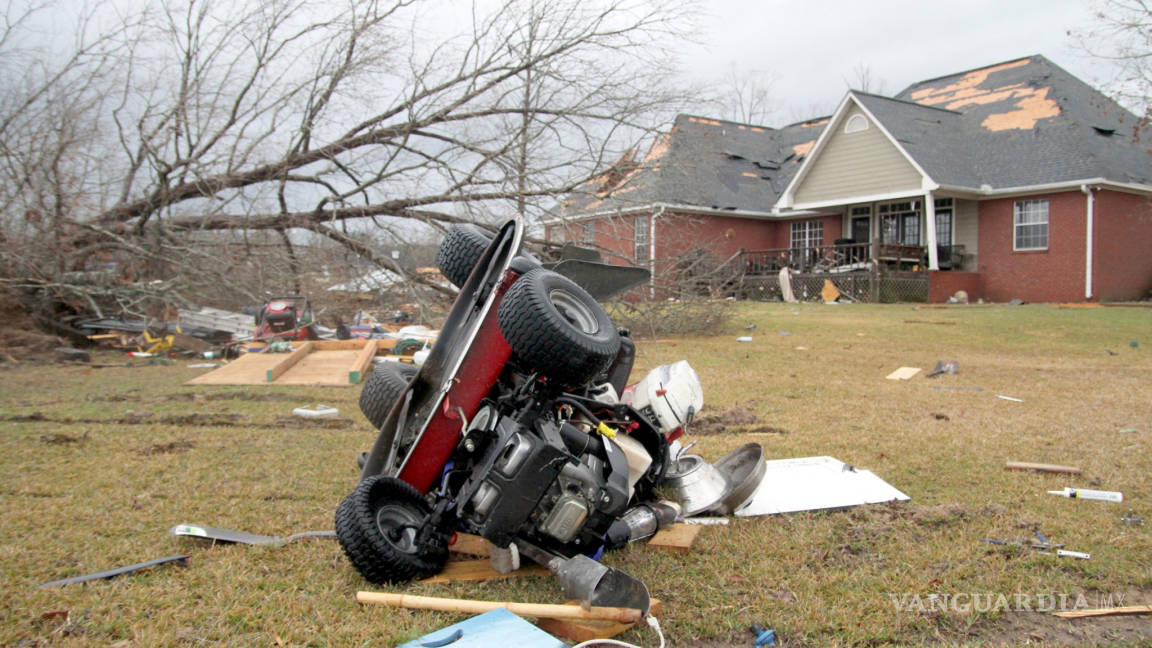 Fuertes tornados azotan Alabama y Mississippi