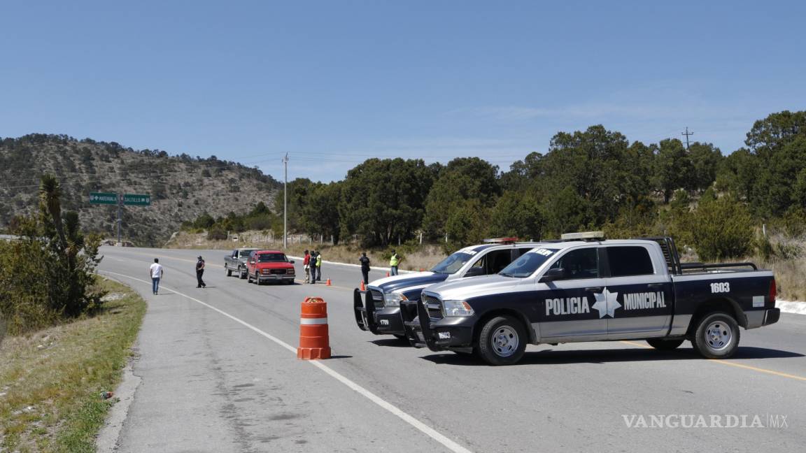 Prohibido el paso a la Sierra de Arteaga; colocan retenes para bloquear carreteras