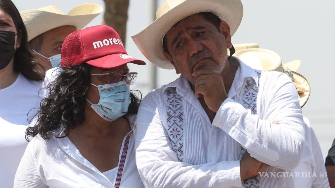 Félix Salgado anuncia durante marcha que pedirá juicio político contra consejeros del INE