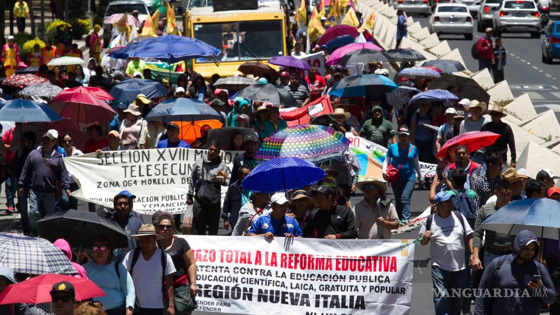 $!Esteban Moctezuma justifica protestas de la CNTE