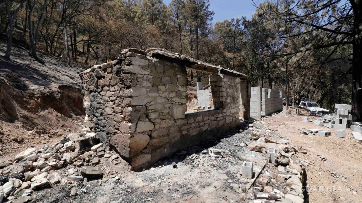 $!Nos quedó chico el infierno; incendio en la Sierra de Arteaga es un castigo de Dios: ejidatario