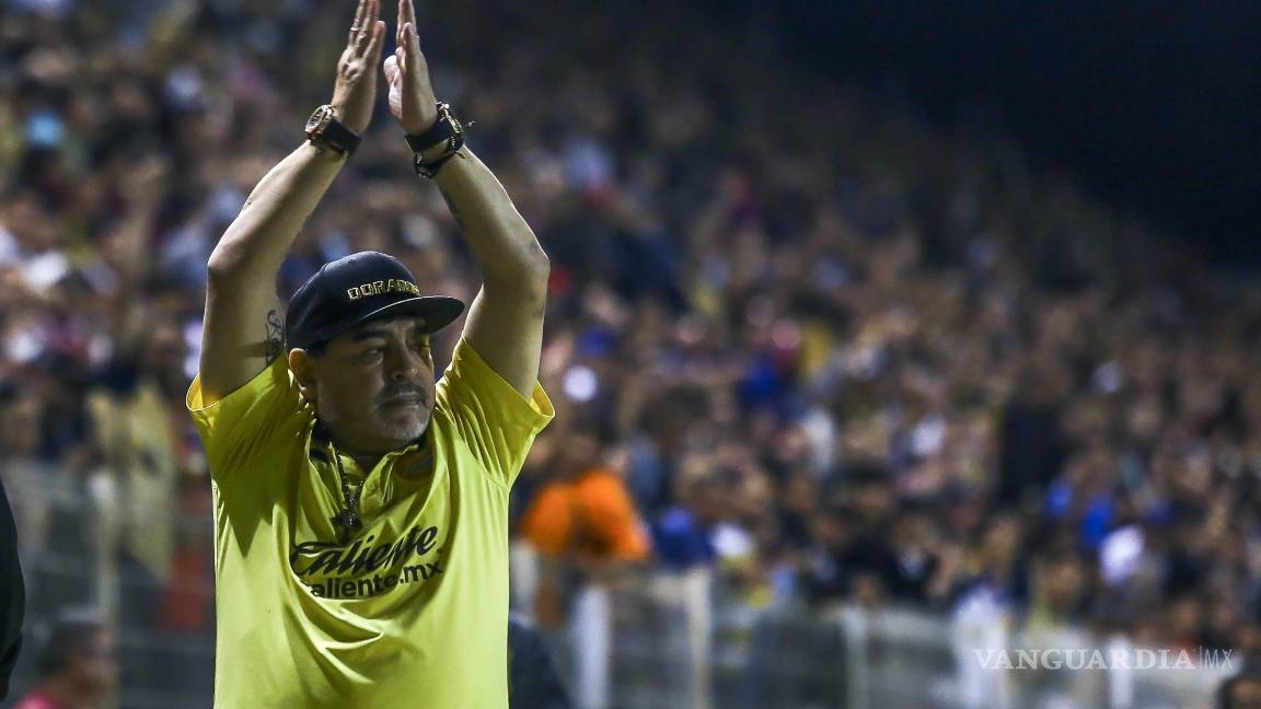 $!México siempre presente en la historia de Maradona; ganó un Mundial y fue técnico de Dorados