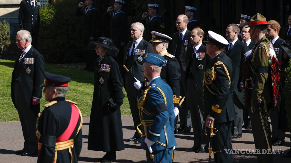 $!Así se despide la familia real británica del príncipe Felipe, esposo de la reina Isabel II