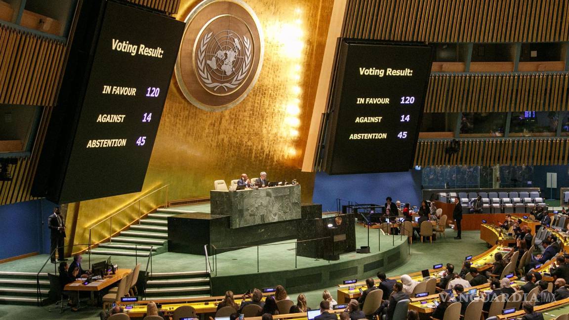 Tras cuatro intentos fallidos, la Asamblea General de la ONU aprueba llamar al “cese de hostilidades” en Gaza pese a EU