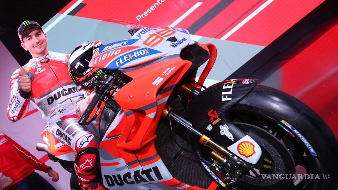 Presenta Ducati su moto para el mundial de 2018