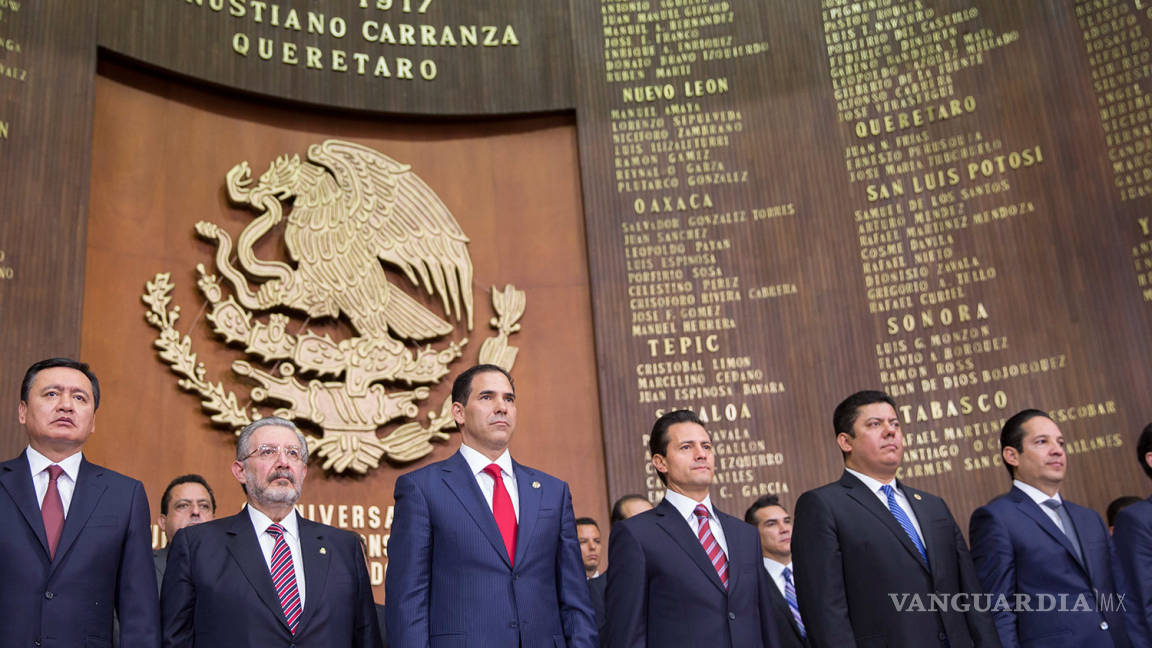 En el centenario de la Constitución Peña Nieto llama a la unidad