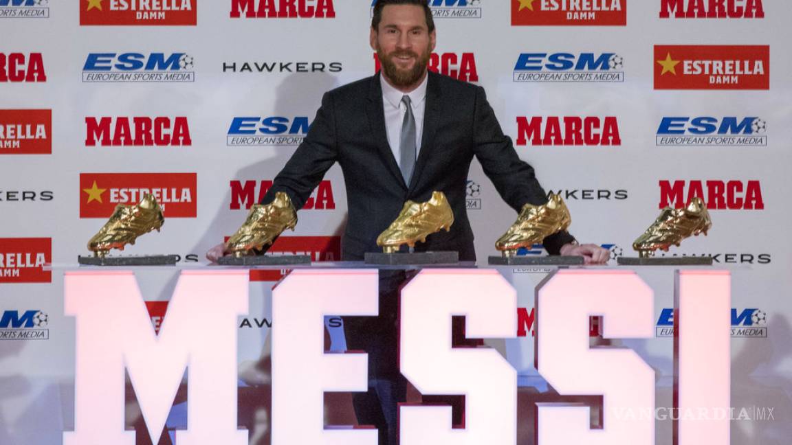 Messi obtiene su quinta Bota de Oro