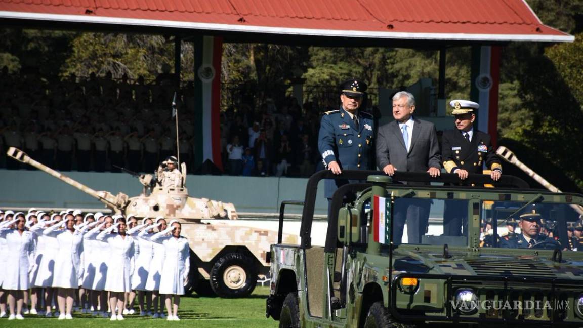 $!Militares no son parte de la oligarquía, afirma AMLO