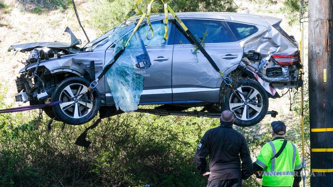 $!Tiger Woods tuvo accidente por ir a exceso de velocidad