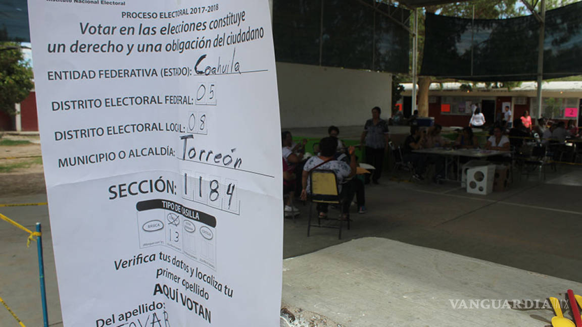 En Torreón, aparecen 570 boletas del Distrito 4 de Saltillo