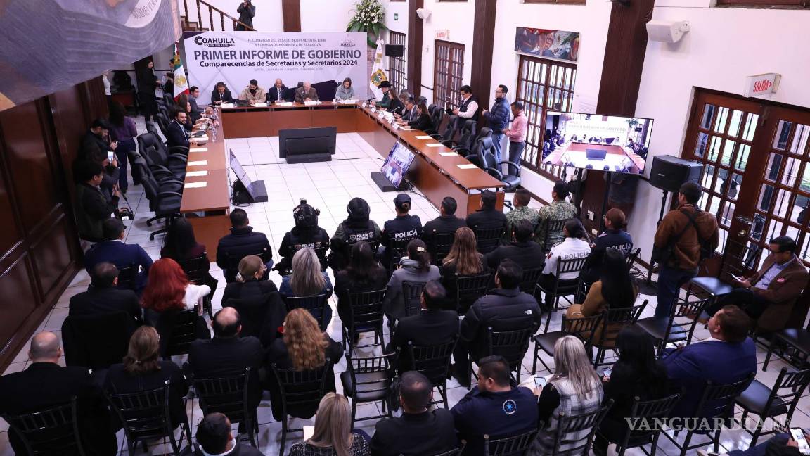 $!Durante la comparecencia se reconoció la labor de Federico Fernández, quien hace unos días dejó la SSP para asumir como nuevo fiscal.