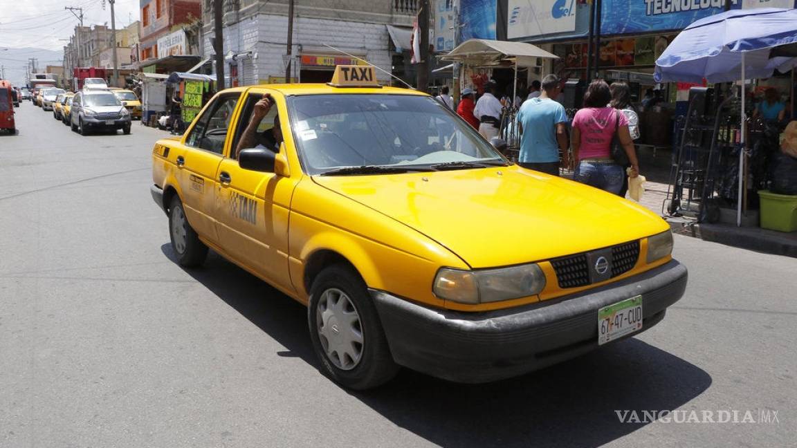 Se desploman 40% uso de taxis en Saltillo