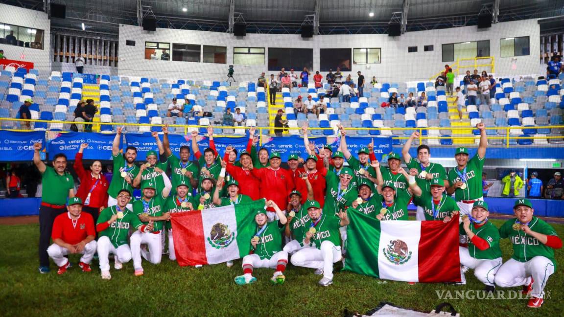 Histórica Selección Mexicana de Beisbol: gana el Tri el oro; saltillense Villegas logra la triple corona de bateo