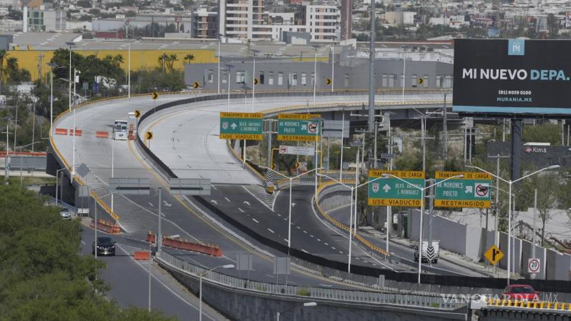 $!Este viaducto conectaría desde la autopista de Saltillo hasta el aeropuerto de Monterrey.