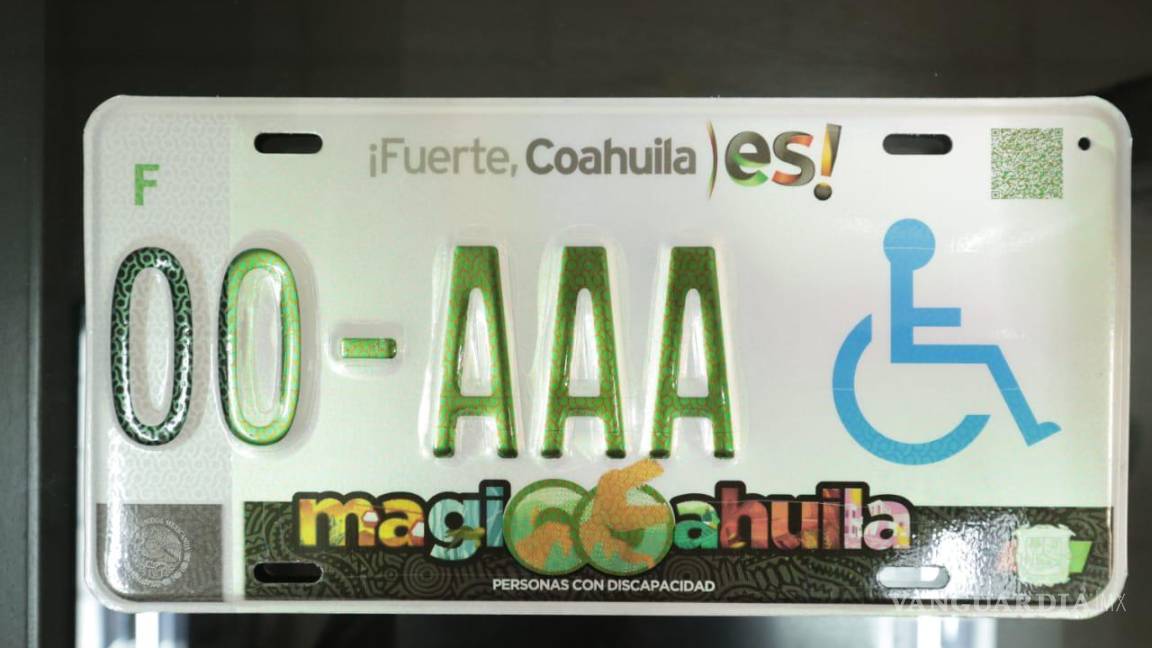 ‘Blindan’ nuevas placas de Coahuila con códigos QR y patrones biométricos; contarán con mayor seguridad