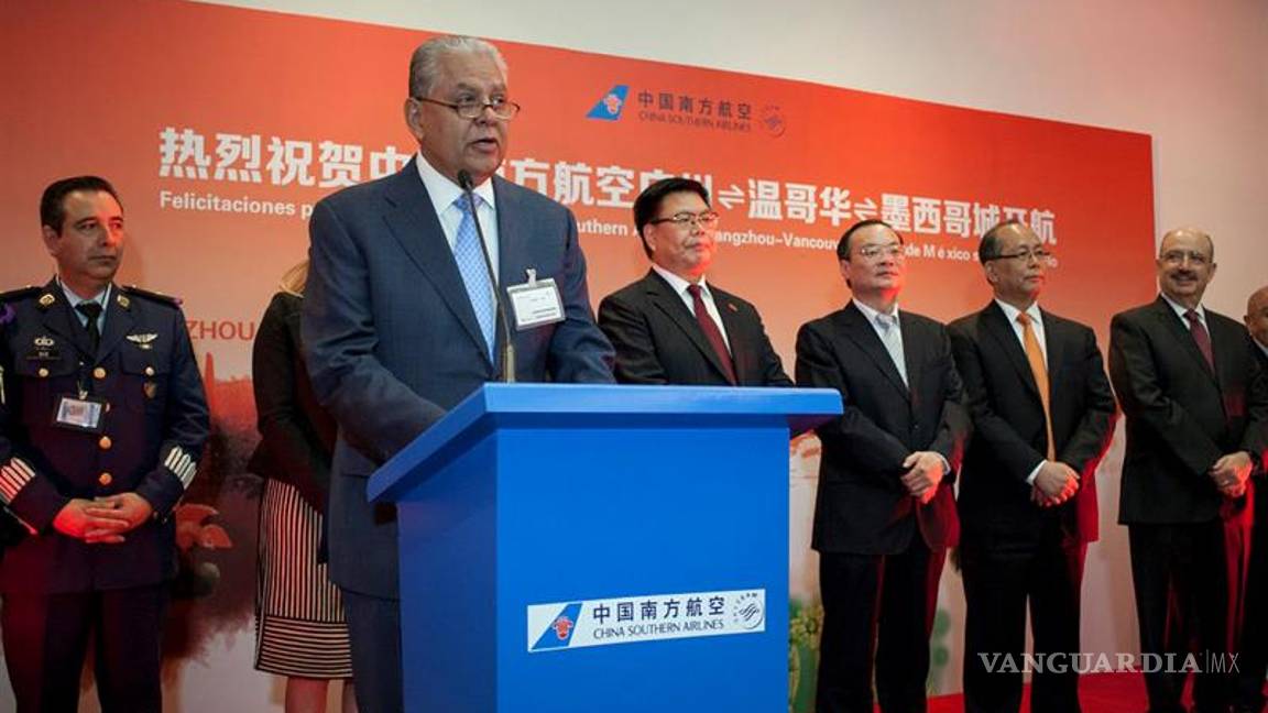 $!China Southern Airlines inaugura su primer vuelo a México