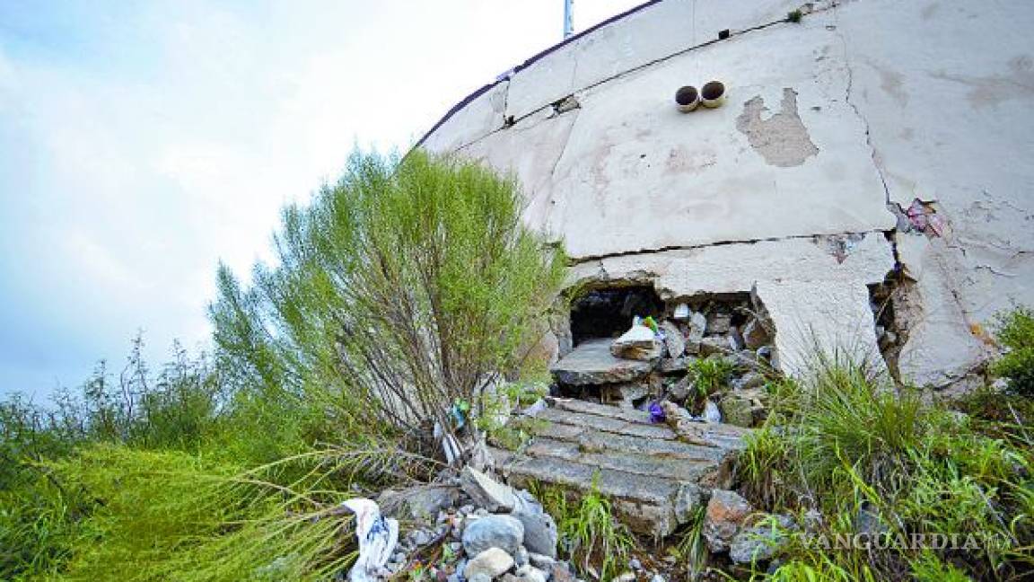 Reporta Protección Civil que Mirador de Saltillo, está en riesgo de derrumbe