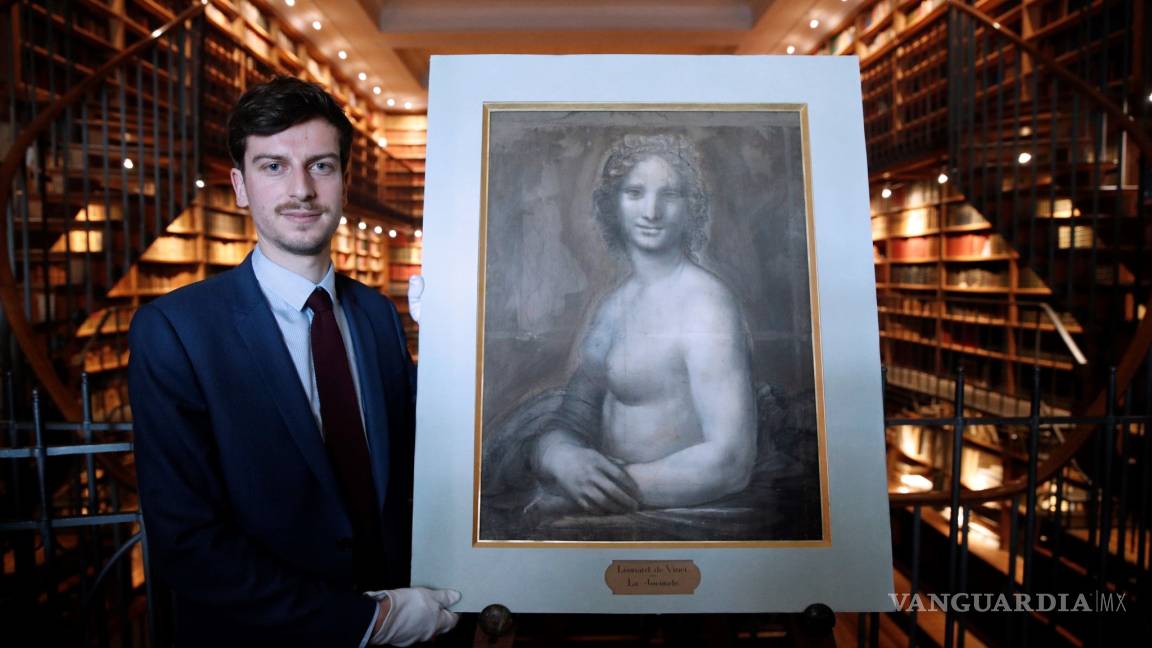Revelan que Leonardo da Vinci dibujó la Gioconda desnuda